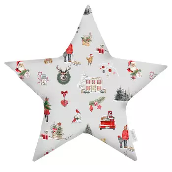 Декоративная подушка X-Mas, 44x44x10 см
