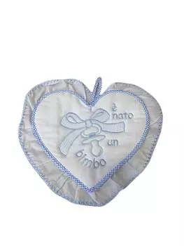 Декоративная подвеска для новорожденных Almatex Embroidered Cotton, лазурный