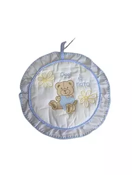 Декоративная подвеска для новорожденных Almatex Embroidered Cotton, лазурный