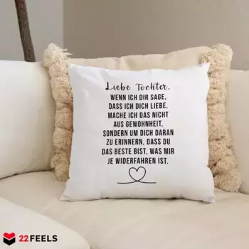 Декоративная поудшка 22Feels, белый