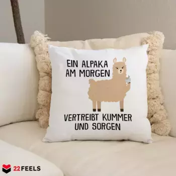 Декоративная поудшка 22Feels, белый