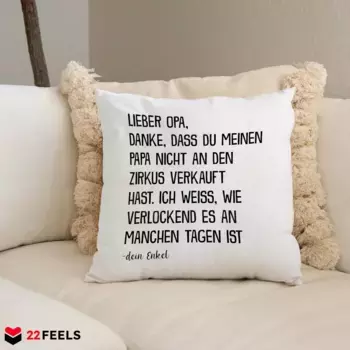 Декоративная поудшка 22Feels, белый