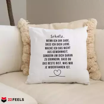 Декоративная поудшка 22Feels, белый