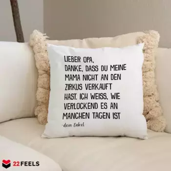 Декоративная поудшка 22Feels, белый