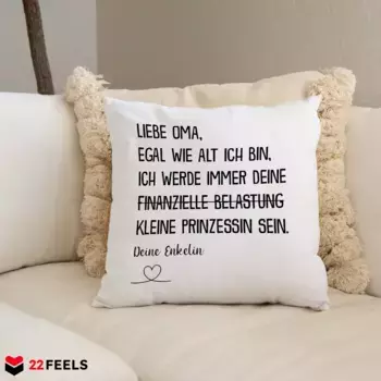 Декоративная поудшка 22Feels, белый