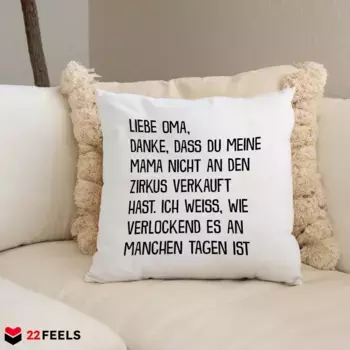 Декоративная поудшка 22Feels, белый