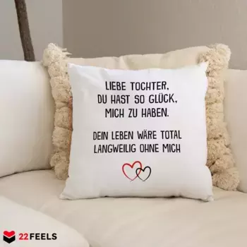 Декоративная поудшка 22Feels, белый