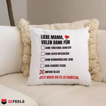 Декоративная поудшка 22Feels, белый