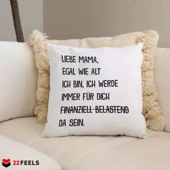 Декоративная поудшка 22Feels, белый