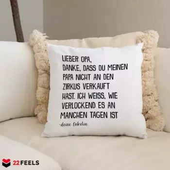 Декоративная поудшка 22Feels, белый