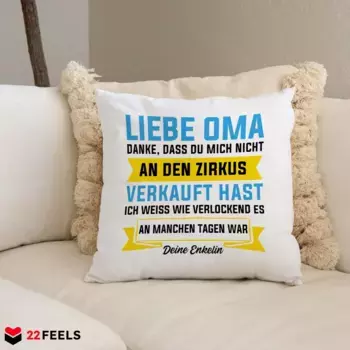 Декоративная поудшка 22Feels, белый