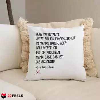 Декоративная поудшка 22Feels, белый