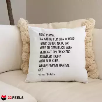 Декоративная поудшка 22Feels, белый