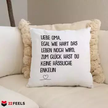 Декоративная поудшка 22Feels, белый