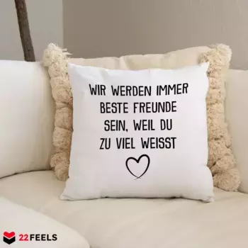 Декоративная поудшка 22Feels, белый