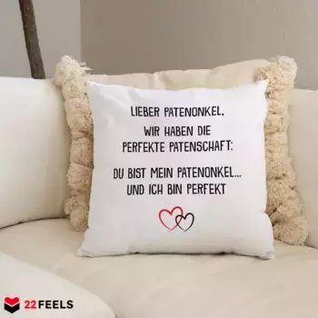 Декоративная поудшка 22Feels, белый