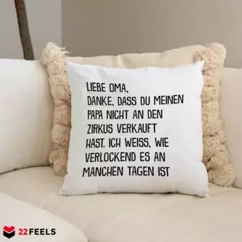 Декоративная поудшка 22Feels, белый