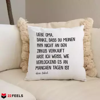 Декоративная поудшка 22Feels, белый