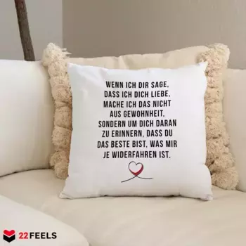 Декоративная поудшка 22Feels, белый