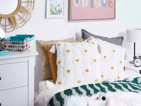 Декоративная поудшка Beliani, белый