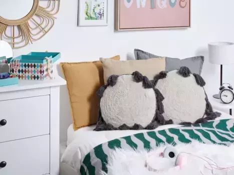 Декоративная поудшка Beliani, белый