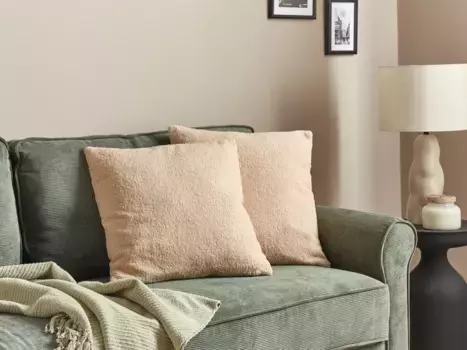 Декоративная поудшка Beliani, бежевый