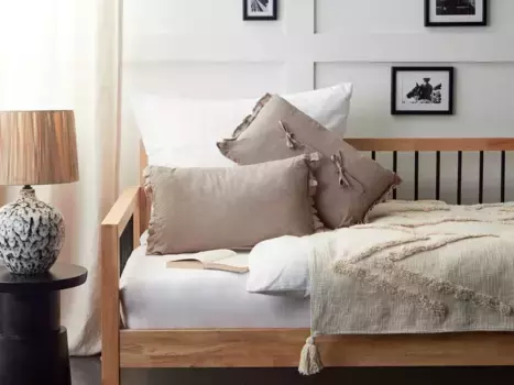 Декоративная поудшка Beliani, коричневый