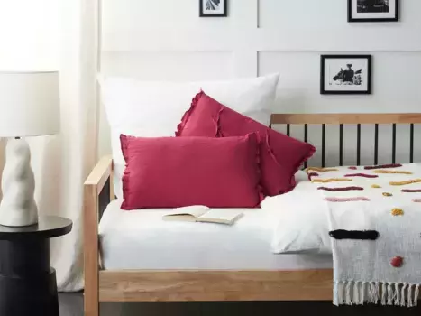 Декоративная поудшка Beliani, красный