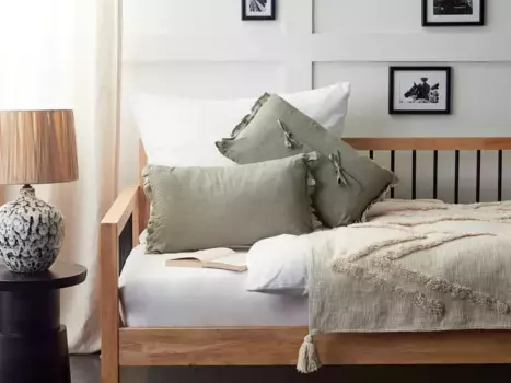 Декоративная поудшка Beliani, серый