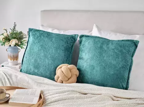 Декоративная поудшка Beliani, синий