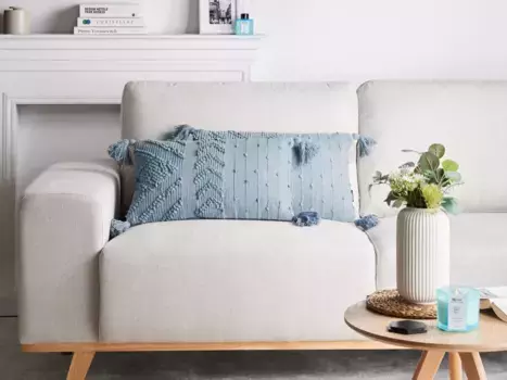 Декоративная поудшка Beliani, синий