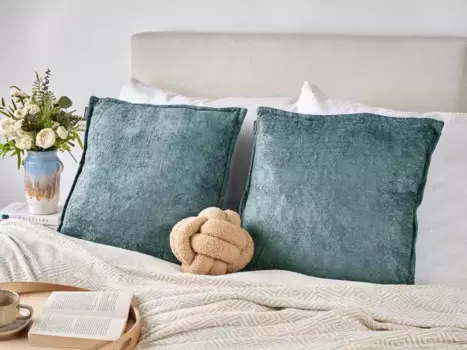 Декоративная поудшка Beliani, синий