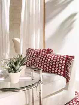 Декоративная поудшка Benuta, красный