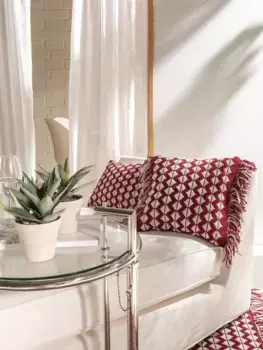 Декоративная поудшка Benuta, красный