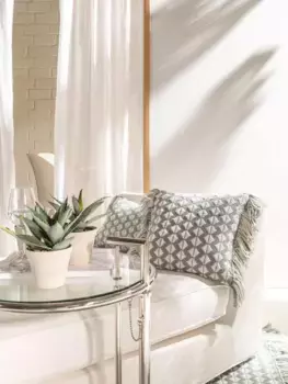 Декоративная поудшка Benuta, синий