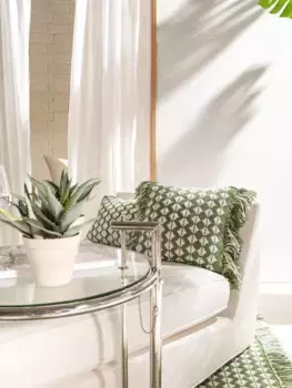 Декоративная поудшка Benuta, зеленый