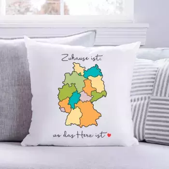 Декоративная поудшка Gravurzeile, белый