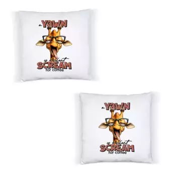 Декоративная поудшка Hey!Print, белый