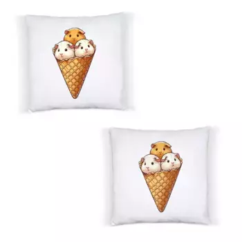 Декоративная поудшка Hey!Print, белый