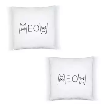 Декоративная поудшка Hey!Print, белый