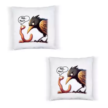 Декоративная поудшка Hey!Print, белый