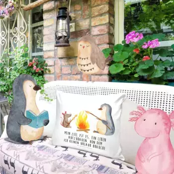 Декоративная поудшка Mr. & Mrs. Panda, белый