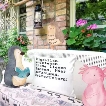 Декоративная поудшка Mr. & Mrs. Panda, белый