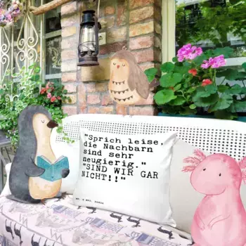 Декоративная поудшка Mr. & Mrs. Panda, белый