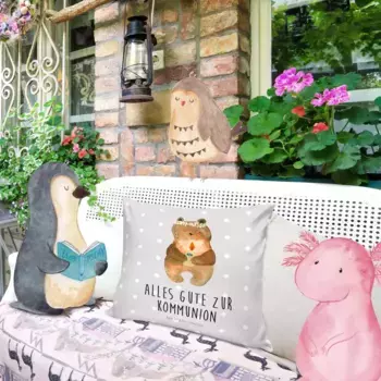 Декоративная поудшка Mr. & Mrs. Panda, серый