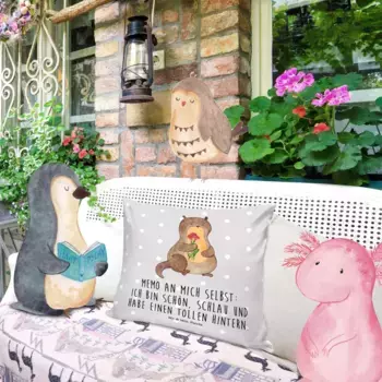 Декоративная поудшка Mr. & Mrs. Panda, серый