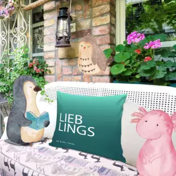 Декоративная поудшка Mr. & Mrs. Panda, синий