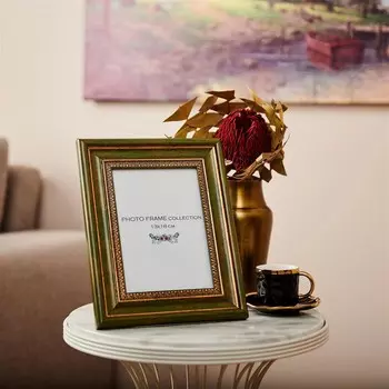 Декоративная рамка для фотографий zverler Centanary, зеленая, 13x18 см