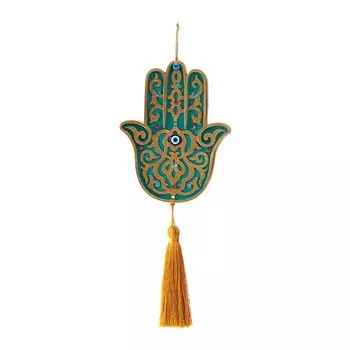 Декоративная ручка Evidea Deco - Синий/Золотой - 36x13 см