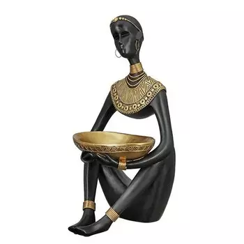 Декоративная скульптура GILDE Amari Typ B цвет gold/schwarz